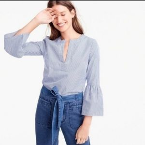 J.Crew Blouse size 8 in blue